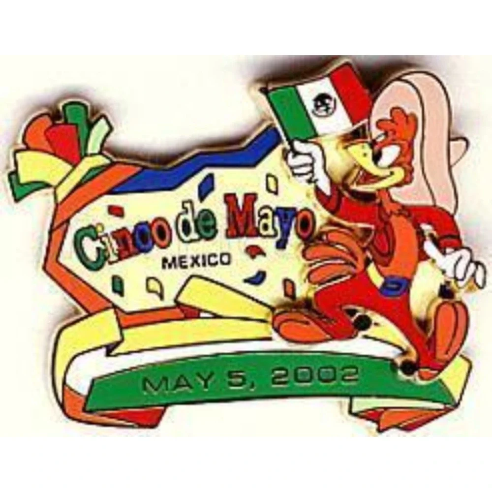 Vintage Disney WDW Cinco De Mayo 2002 Panchito Caballero Mexico Independence Pin